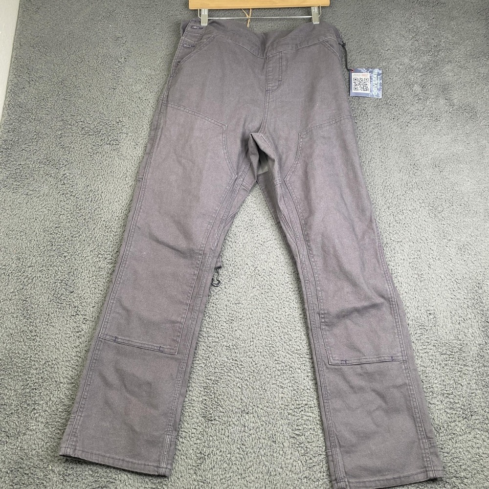 Dovetail Workwear Overalls Womens 12 Grey Freshley Stretch Canvas Bib Utility